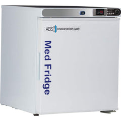 American BioTech Supply - Laboratory Refrigerators and Freezers Type: Pharmacy Refrigerator Volume Capacity: 1 Cu. Ft. - USA Tool & Supply