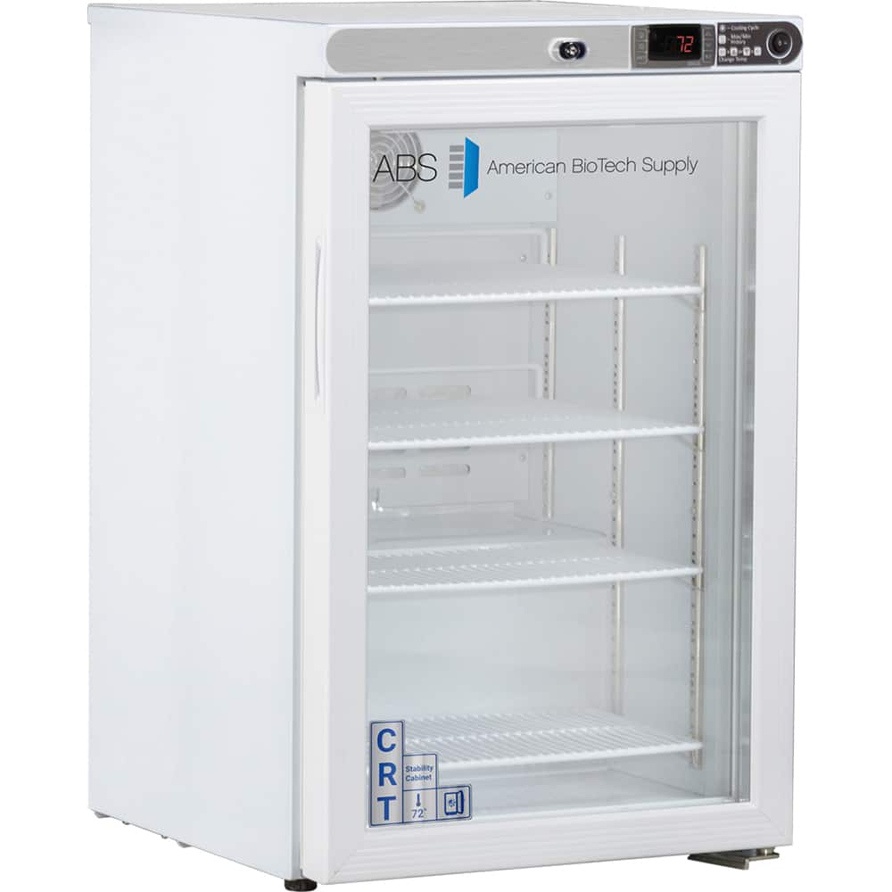 American BioTech Supply - Laboratory Refrigerators and Freezers Type: Controlled Room Temperature Cabinet Volume Capacity: 2.5 Cu. Ft. - USA Tool & Supply