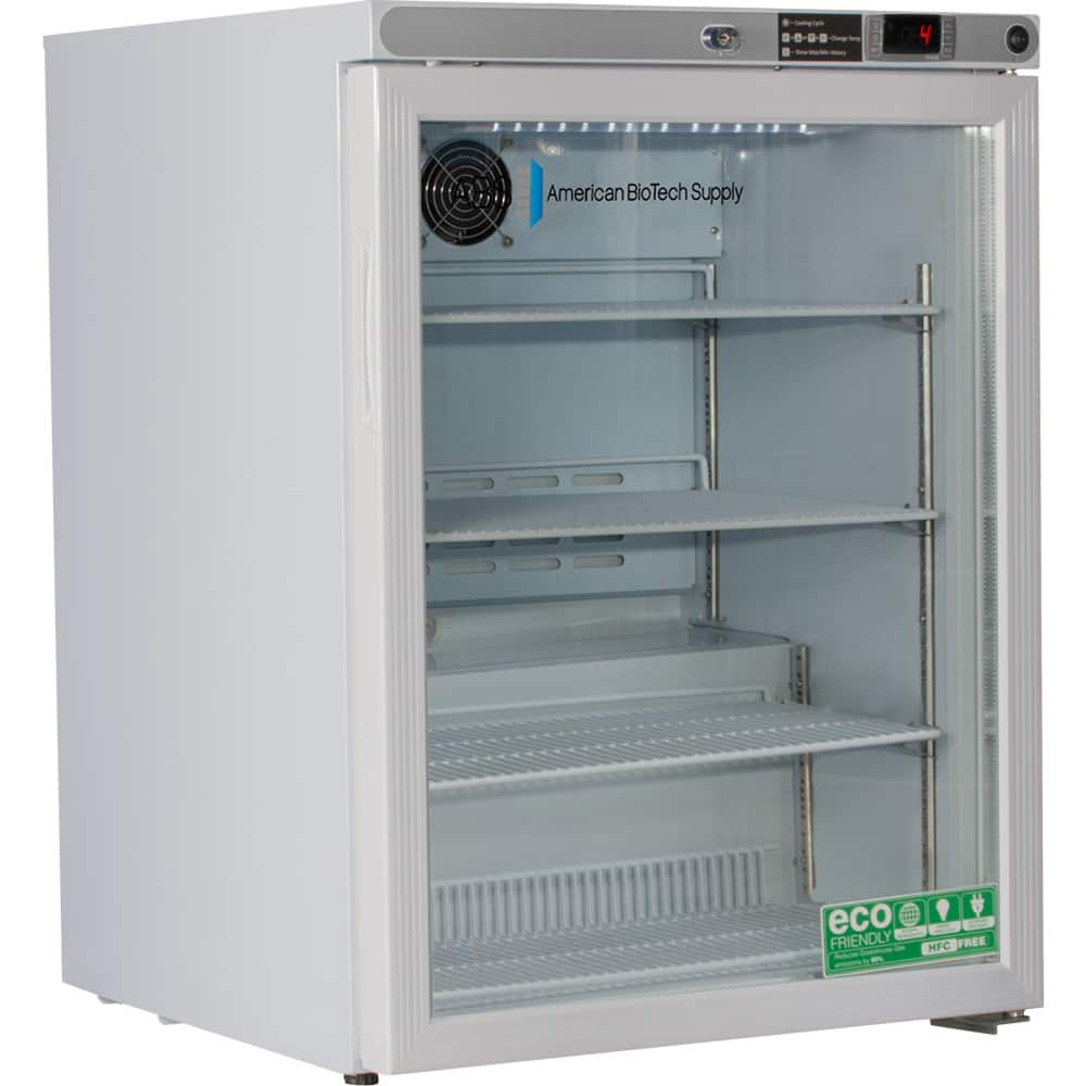 American BioTech Supply - Laboratory Refrigerators and Freezers Type: Undercounter Refrigerator Volume Capacity: 5.2 Cu. Ft. - USA Tool & Supply