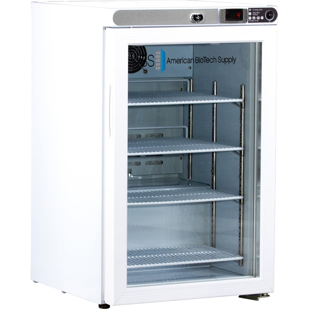 American BioTech Supply - Laboratory Refrigerators and Freezers Type: Laboratory Refrigerator Volume Capacity: 2.5 Cu. Ft. - USA Tool & Supply