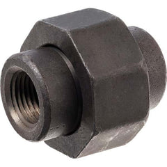 USA Sealing - Black Pipe Fittings Type: Union Fitting Size: 3/8 (Inch) - USA Tool & Supply