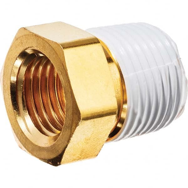 USA Sealing - 1/4 x 1/8" Brass Pipe Hex Bushing - USA Tool & Supply