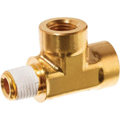 USA Sealing - 3/4" Brass Pipe Run Tee - USA Tool & Supply
