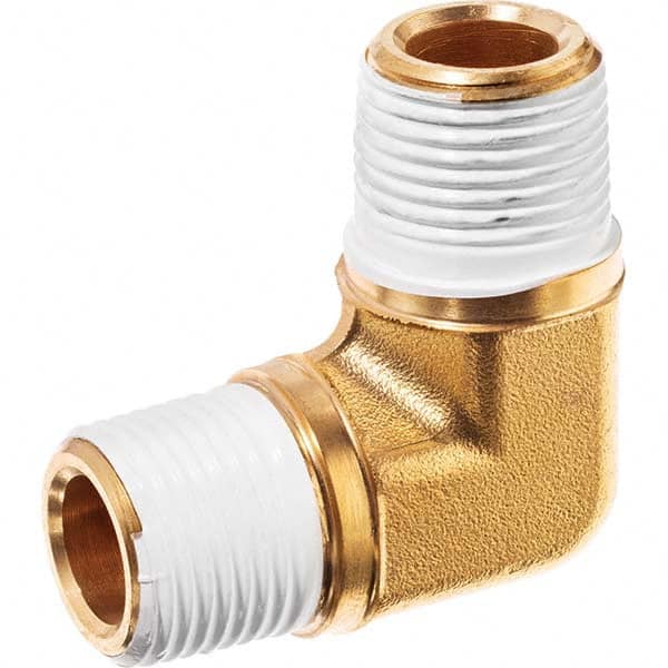 USA Sealing - 3/4" Brass Pipe 90° Male Elbow - USA Tool & Supply