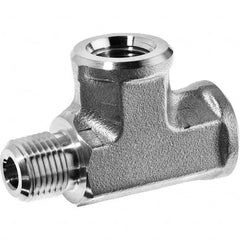 USA Sealing - 1/4" 316 Stainless Steel Pipe Run Tee - USA Tool & Supply