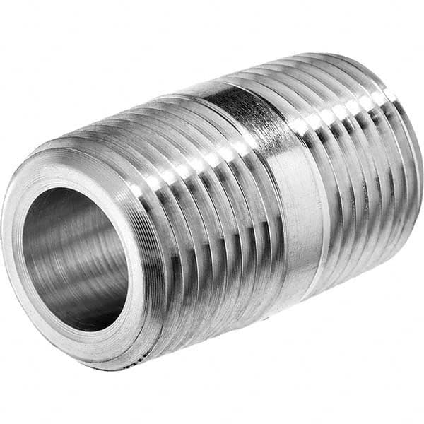 USA Sealing - 1/4" Galvanized Steel Pipe Close Nipple - USA Tool & Supply