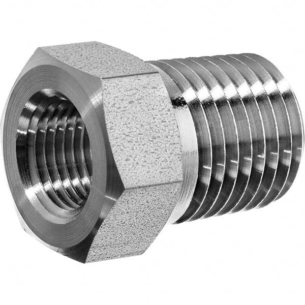 USA Sealing - 1/4 x 1/8" Galvanized Steel Pipe Hex Bushing - USA Tool & Supply