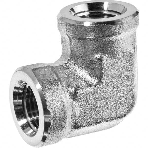 USA Sealing - 3/8" 316 Stainless Steel Pipe 90° Female Elbow - USA Tool & Supply