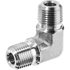 USA Sealing - 1/2" 316 Stainless Steel Pipe 90° Male Elbow - USA Tool & Supply