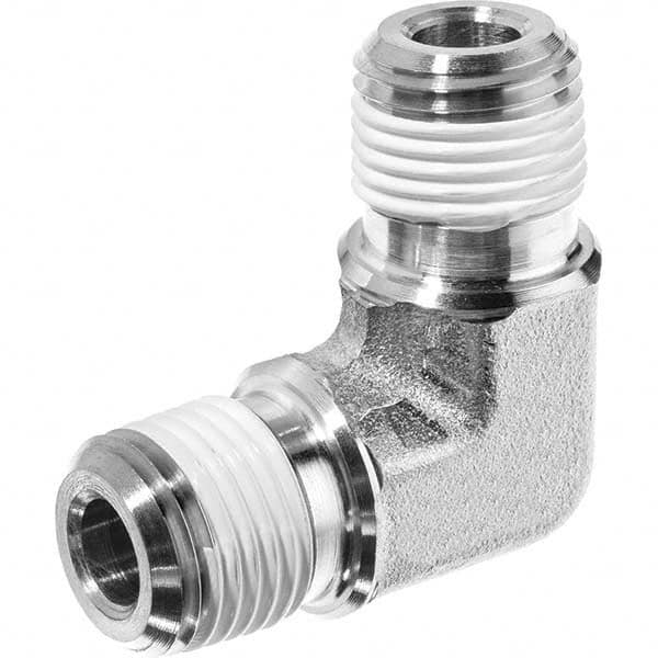 USA Sealing - 1/2" Galvanized Steel Pipe 90° Male Elbow - USA Tool & Supply