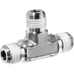 USA Sealing - 1/4" 316 Stainless Steel Pipe Male Tee - USA Tool & Supply