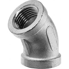 USA Sealing - 3/8" 304 Stainless Steel Pipe 45° Elbow - USA Tool & Supply