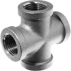 USA Sealing - 1-1/2" 316 Stainless Steel Pipe Cross - USA Tool & Supply