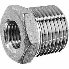 USA Sealing - 1 x 3/4" 304 Stainless Steel Pipe Hex Bushing - USA Tool & Supply