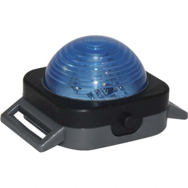 Railhead Corporation - Strobe & Flashing Lights Light Type: Flashing, Steady Lens Color: Blue - USA Tool & Supply