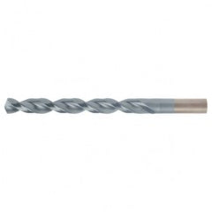 #19 RHS / RHC HSS 135 Degree Split Point Wide Land Parabolic Drill - TiCN - USA Tool & Supply
