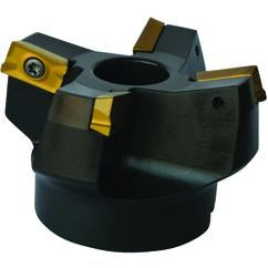 2.5" Dia.-0.75" Hole Dia.-Indexable Face Mills-4 FL-75° - USA Tool & Supply