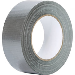 Value Collection - 60 Yd x 2" x 6.7 mil Silver Polyethylene Cloth Duct Tape - USA Tool & Supply