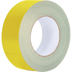 Value Collection - 60 Yd x 2" x 8.7 mil Yellow Polyethylene Cloth Duct Tape - USA Tool & Supply