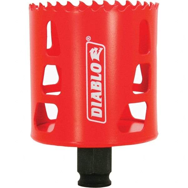 Freud - 2-1/2" Diam, 2-3/8" Cutting Depth, Hole Saw - Bi-Metal Saw, Toothed Edge - USA Tool & Supply