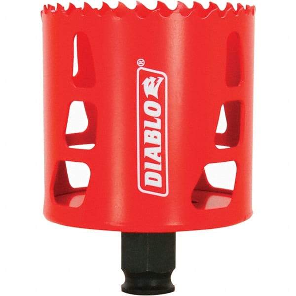 Freud - 2-5/8" Diam, 2-3/8" Cutting Depth, Hole Saw - Bi-Metal Saw, Toothed Edge - USA Tool & Supply