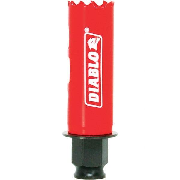 Freud - 1" Diam, 2-3/8" Cutting Depth, Hole Saw - Bi-Metal Saw, Toothed Edge - USA Tool & Supply