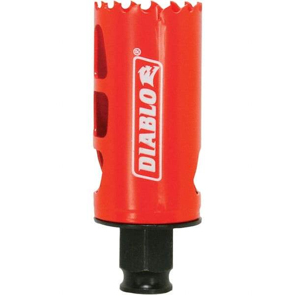 Freud - 1-3/8" Diam, 2-3/8" Cutting Depth, Hole Saw - Bi-Metal Saw, Toothed Edge - USA Tool & Supply