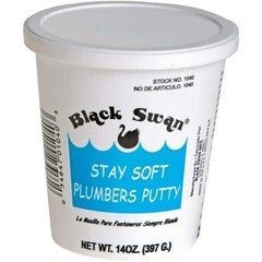 Black Swan - Putty Type: Plumber's Putty Container Size: .14 oz - USA Tool & Supply