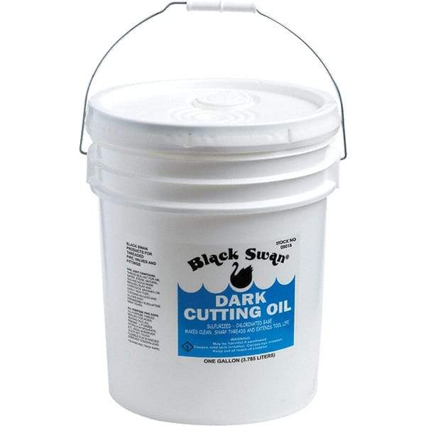 Black Swan - Pipe Cutting & Threading Oil Type: Dark Cutting Oil Container Type: Pail - USA Tool & Supply