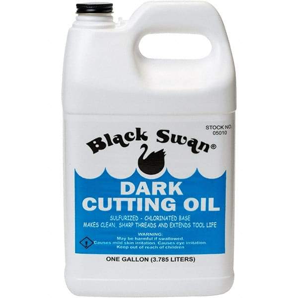 Black Swan - Pipe Cutting & Threading Oil Type: Dark Cutting Oil Container Type: Jug - USA Tool & Supply