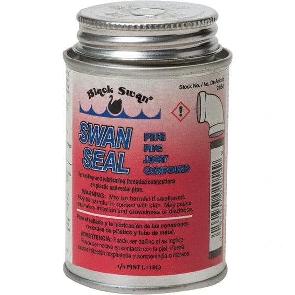 Black Swan - Threaded Pipe Sealants Container Type: Can Container Size: 1/4 Pt. - USA Tool & Supply