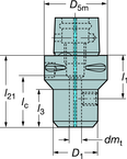 C4A3912019060 CAPTO ADAPTER - USA Tool & Supply