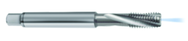 M6x1.0 6H 3-Flute Carbide Semi-Bottoming 15 degree Spiral Flute Tap-Bright - USA Tool & Supply