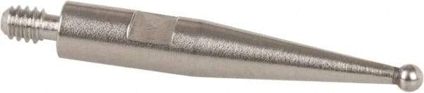 TESA Brown & Sharpe - 1mm Ball Diam, Steel, Ball Test Indicator Contact Point - 1/2" Contact Point Length, Use with Brown & Sharpe BesTest 599 Series - USA Tool & Supply