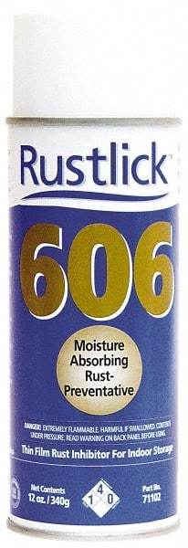 Rustlick - 12 oz Rust/Corrosion Inhibitor - Comes in Aerosol - USA Tool & Supply