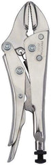 Proto - 7" OAL Straight Jaw Locking Pliers - 1/2" Jaw Width, 1-1/2" Jaw Depth, Steel Handle - USA Tool & Supply