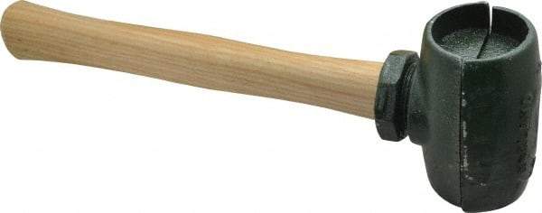 Garland - 3-1/2 Lb Head 2" Face Malleable Iron Split Head Hammer - Wood Handle - USA Tool & Supply