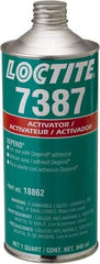 Loctite - 32 Fl Oz, Amber Adhesive Activator - USA Tool & Supply