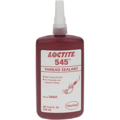 Loctite - 250 mL, Red, Thread Sealant - Series 545 - USA Tool & Supply