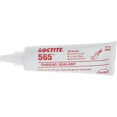 Loctite - 250 mL, White, Thread Sealant - Series 565 - USA Tool & Supply