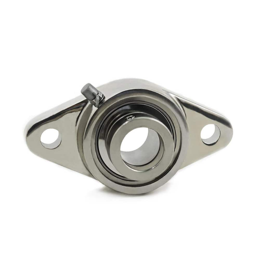 Mounted Bearings & Pillow Blocks; Bearing Insert Type: Wide Inner Ring; Bolt Hole (Center-to-center): 90 mm; Housing Material: Stainless Steel; Lock Type: Eccentric; Static Load Capacity: 1225.00; Number Of Bolts: 2; Maximum RPM: 2440.000; Series: HCFLSS;