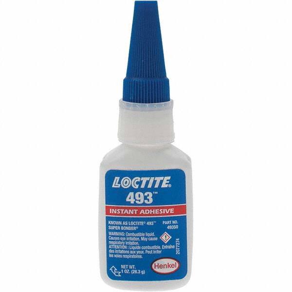 Loctite - Threadlockers & Retaining Compounds - 493 SUPERBONDER 1OZ LOCTITE SPDBNDER ADHS - USA Tool & Supply