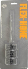 Brush Research Mfg. - 1-5/8" Bore Diam, 180 Grit, Silicon Carbide Flexible Hone - Extra Fine, 8" OAL - USA Tool & Supply