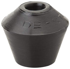 De-Sta-Co - 0.79" Max Diam, 1/4-2 Thread, Polyurethane, Screw On, Flat Tip, Clamp Spindle Assembly Replacement Cap - For 1/4" Diam Standard Spindle, 0.69" OAL, 1/2" Surface Diam, 1/2" Hole Depth - USA Tool & Supply