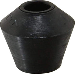 De-Sta-Co - 0.79" Max Diam, 5/16-18 Thread, Polyurethane, Screw On, Flat Tip, Clamp Spindle Assembly Replacement Cap - For 5/16" Diam Standard Spindle, 0.69" OAL, 1/2" Surface Diam, 1/2" Hole Depth - USA Tool & Supply