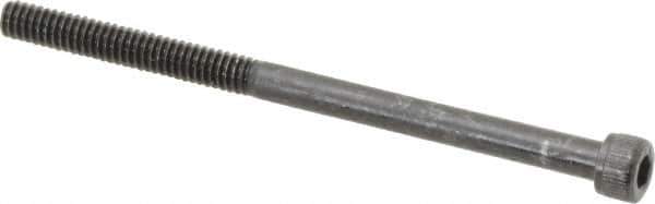 Value Collection - #5-40 UNC Hex Socket Drive, Socket Cap Screw - Alloy Steel, Black Oxide Finish, Partially Threaded, 2" Length Under Head - USA Tool & Supply