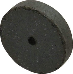 Cratex - 5/8" Diam x 1/16" Hole x 1/8" Thick, Surface Grinding Wheel - Silicon Carbide, Coarse Grade, 25,000 Max RPM, Rubber Bond, No Recess - USA Tool & Supply