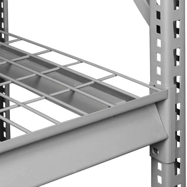 Tennsco - 96" Wide, Open Shelving Accessory/Component - 24" Deep, Use with Tennsco Bulk Storage Rack - USA Tool & Supply