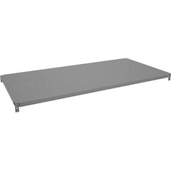 Tennsco - 48" Wide, 3/4 High, Open Shelving Accessory/Component - Steel, 24" Deep, Use with Capstone Shelving - USA Tool & Supply