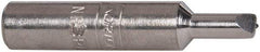 Norton - 0.032" Max Concave Radius Single Point Diamond Dresser - 2" Long x 3/8" Shank Diam - USA Tool & Supply